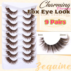 Pestañas faux mink Zegaine naturales para acabado suave