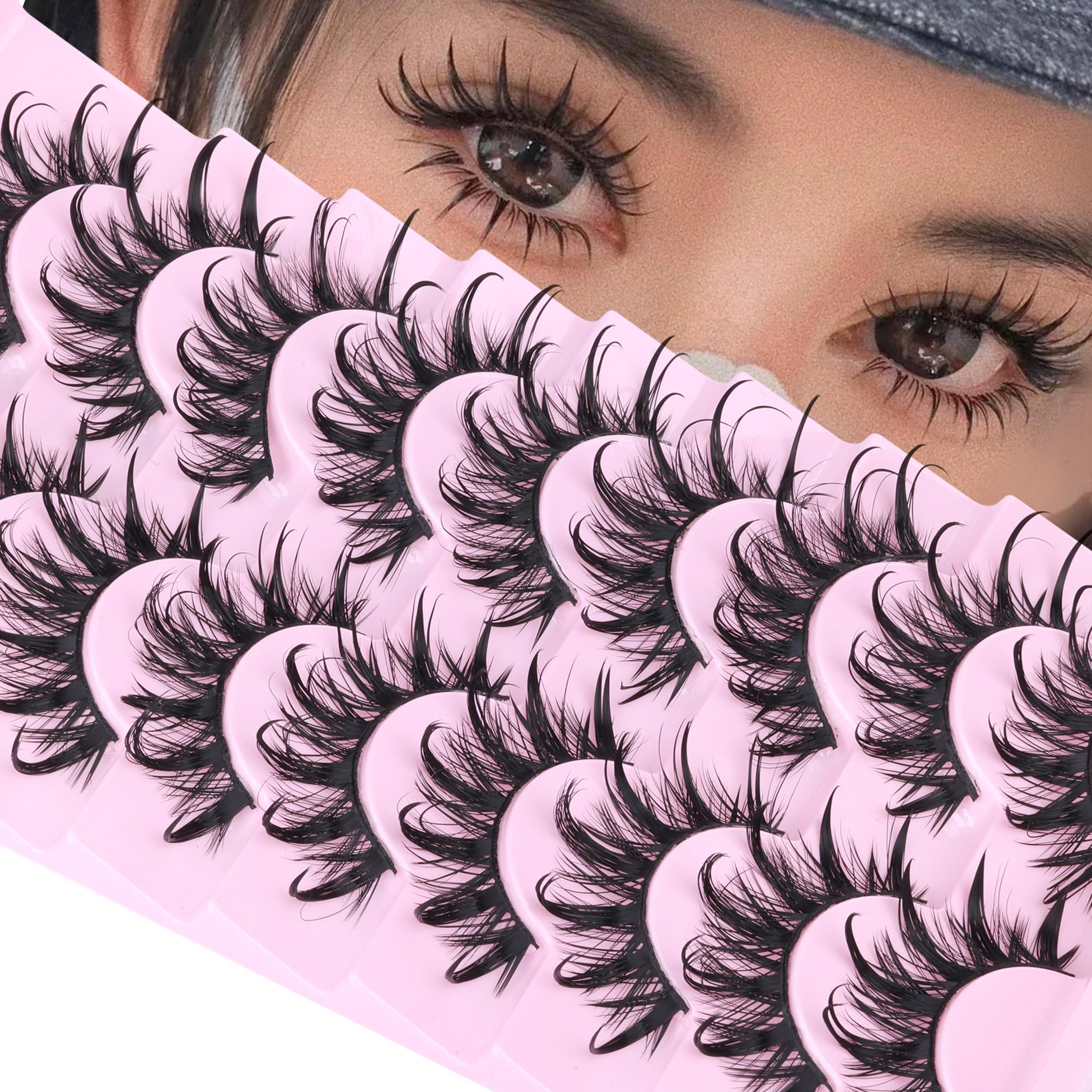 Pestañas para cosplay Zegaine, ideales para looks audaces.