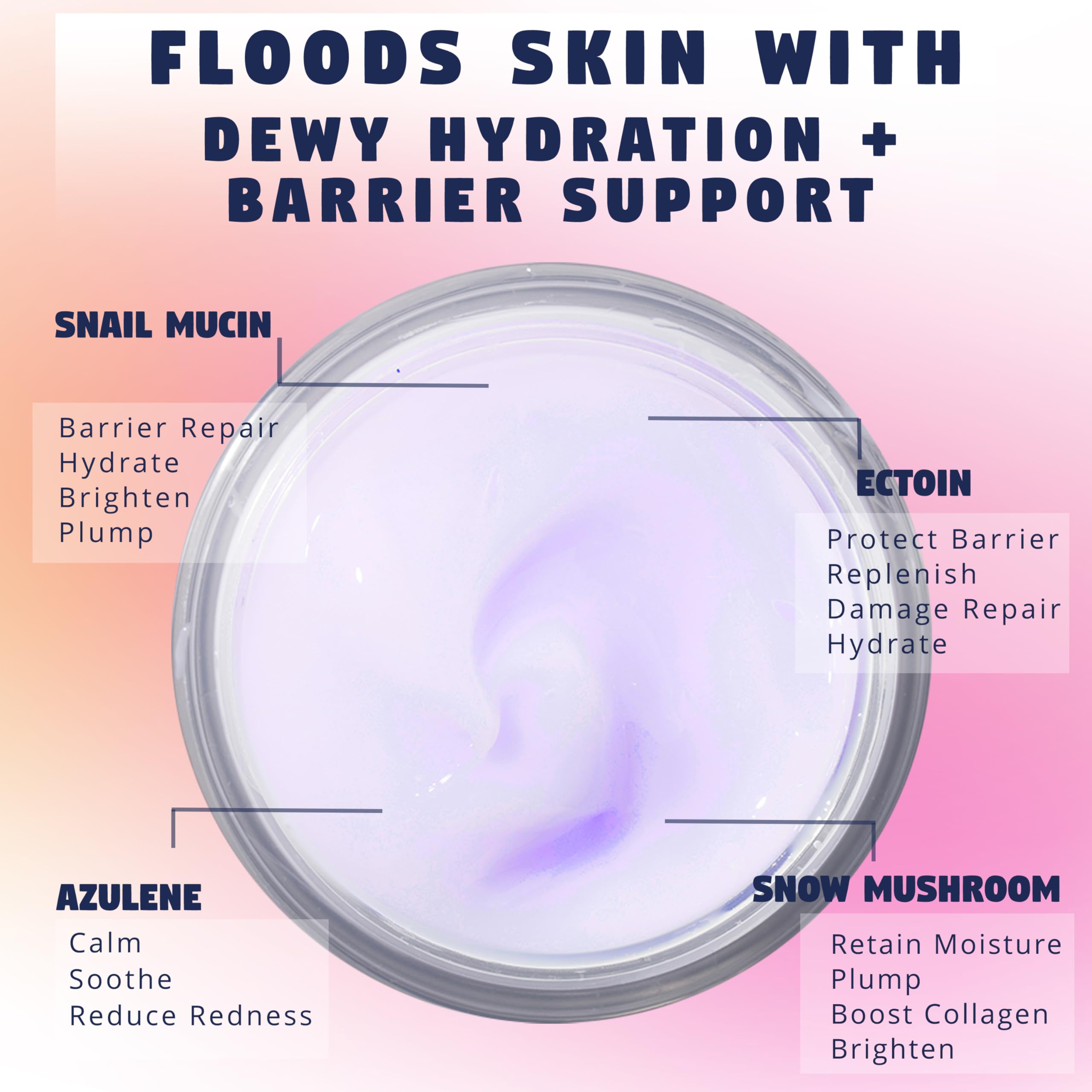 Zen Dew Moon Milk, texture soyeuse prête à l'application quotidienne.
