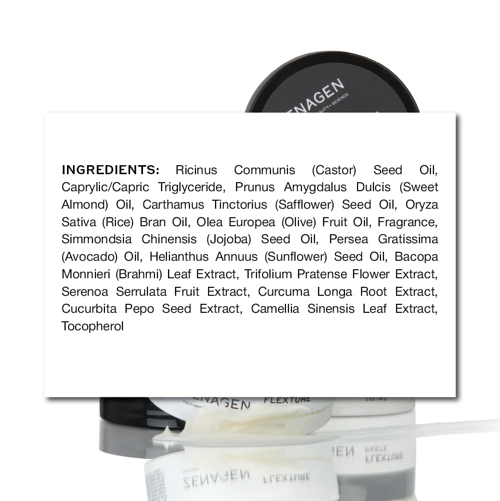 Zenagen Flexture Paste con geranio y aloe aporta suavidad y control suave.
