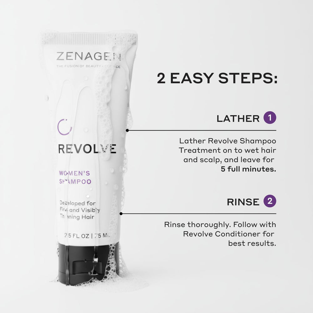 Botella acondicionador viaje Zenagen Revolve, desenreda y suaviza sin peso