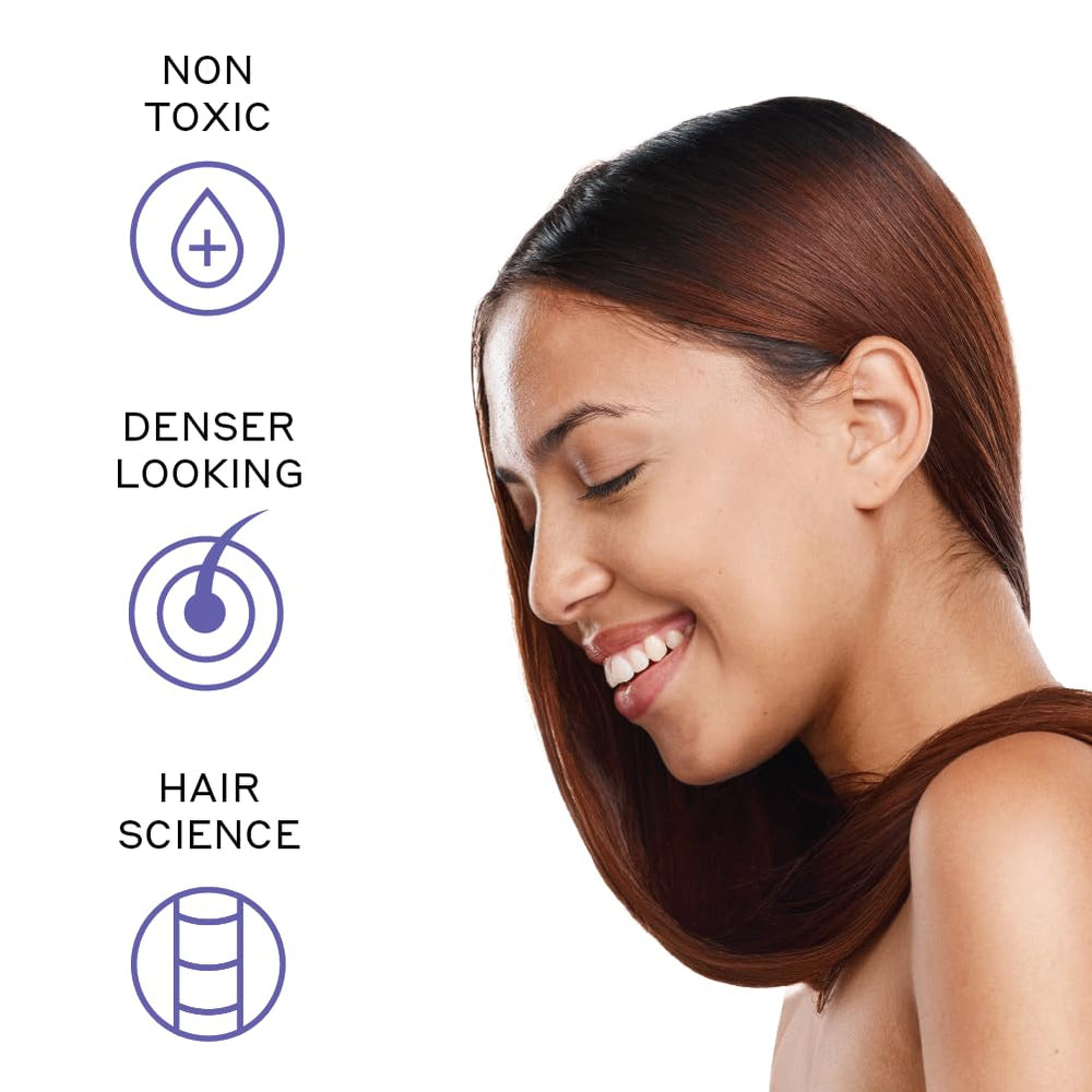 ZENAGEN Revolve Champú Mujer, textura suave y cabello fino con brillo natural.