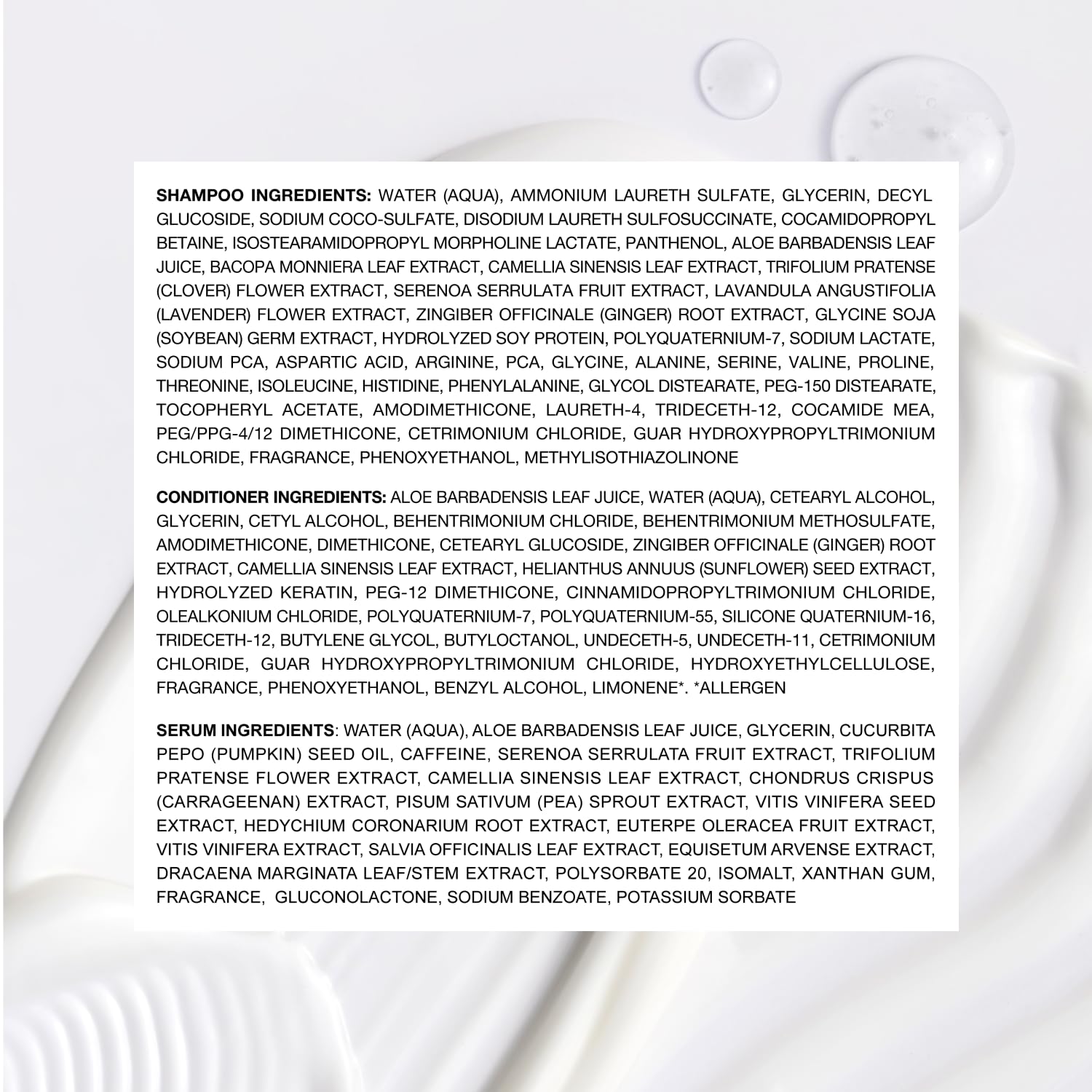 Zenagen Revolve champú, vertido en la ducha, experiencia cremosa y sensación fresca.