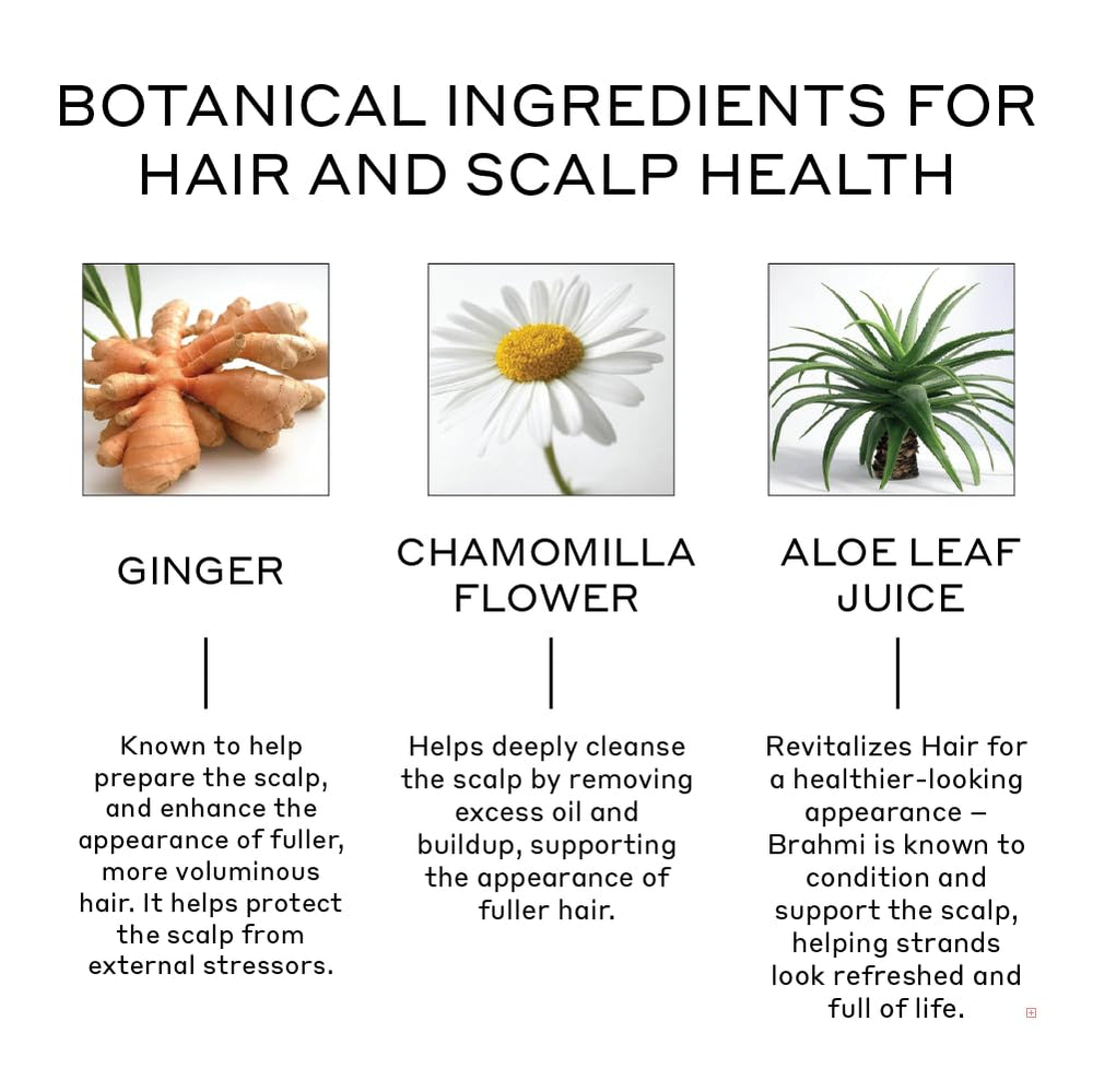 Hair close-up after use revealing fuller-looking strands with Zenagen Revolve.