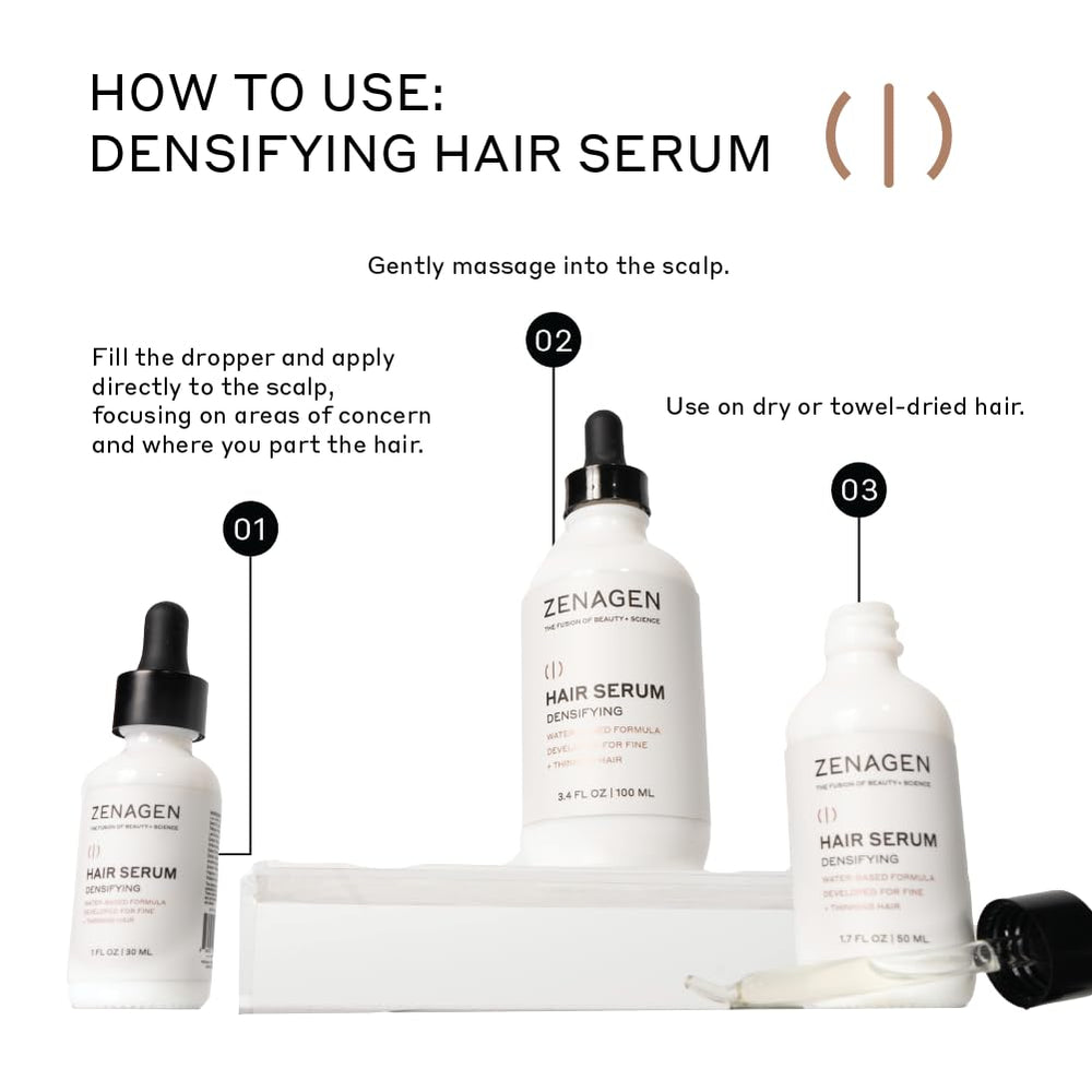 Textura acuosa de Zenagen, absorción rápida sin residuo.
