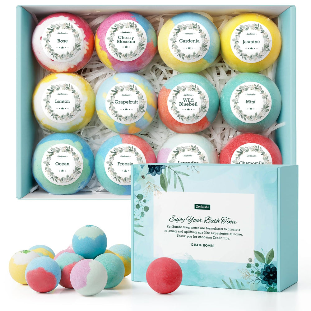 ZenBombs bombas de baño con fragancias variadas para una experiencia sensorial.