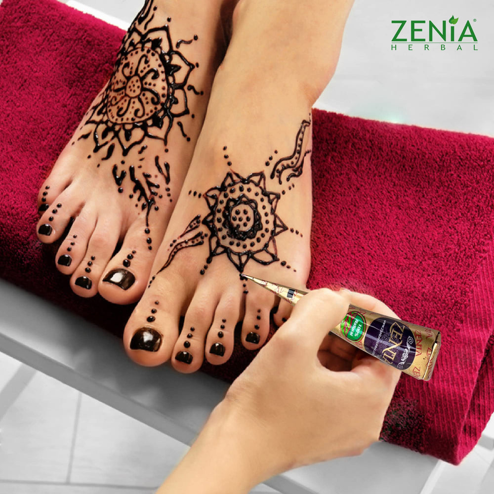 Arte corporal con Zenia: tatuaje temporal de efecto visible y suave