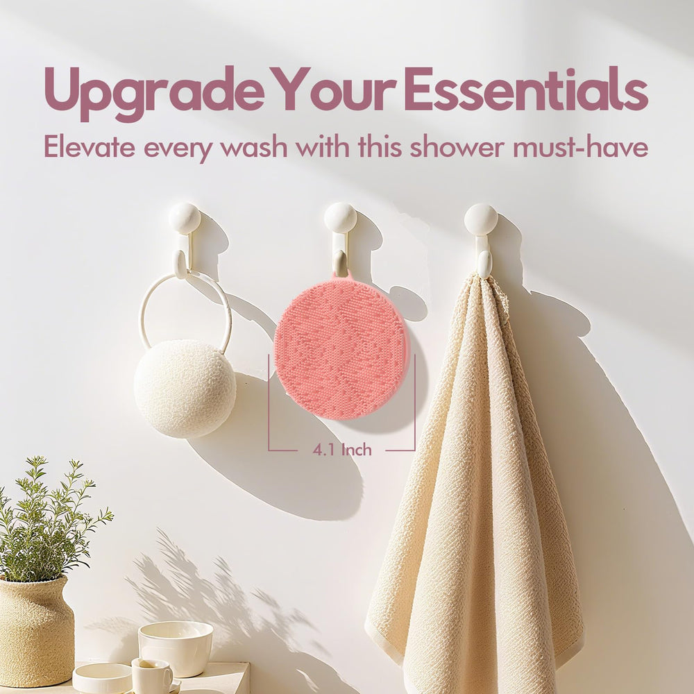 Zennow esponja para ducha, ideal para piel sensible y uso diario.
