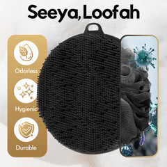 Zennow exfoliante de silicona, textura suave que desliza sin irritar la piel.