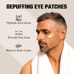 ZENO textura hidrogel parches oculares, sensación suave y fresca.