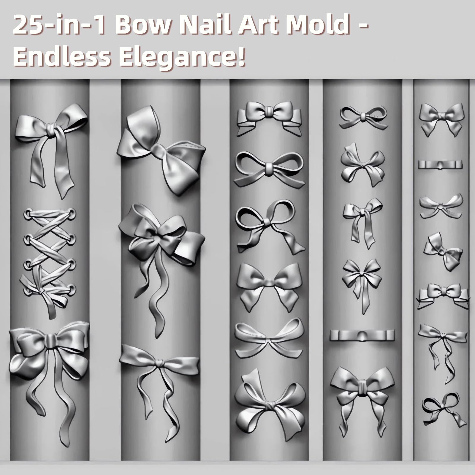 Zenoco molde silicona 3D compacto, fácil de almacenar para salón o casa