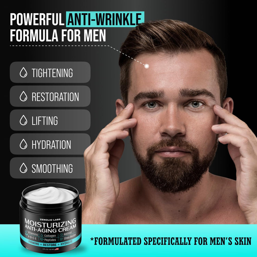 Zenolio Labs aplicación de crema facial, textura ligera para uso diario.