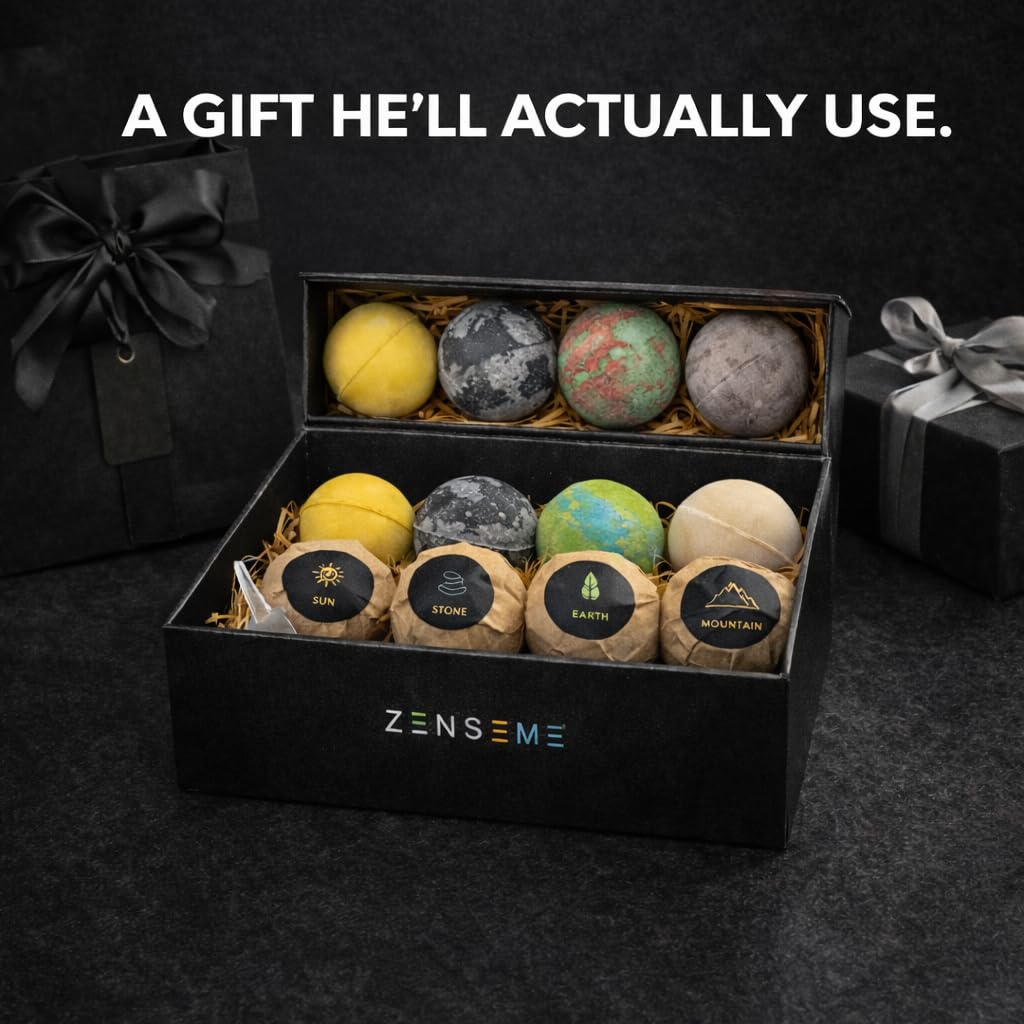 ZenseMe bath bomb green tea – soothing aroma with moisturizing comfort