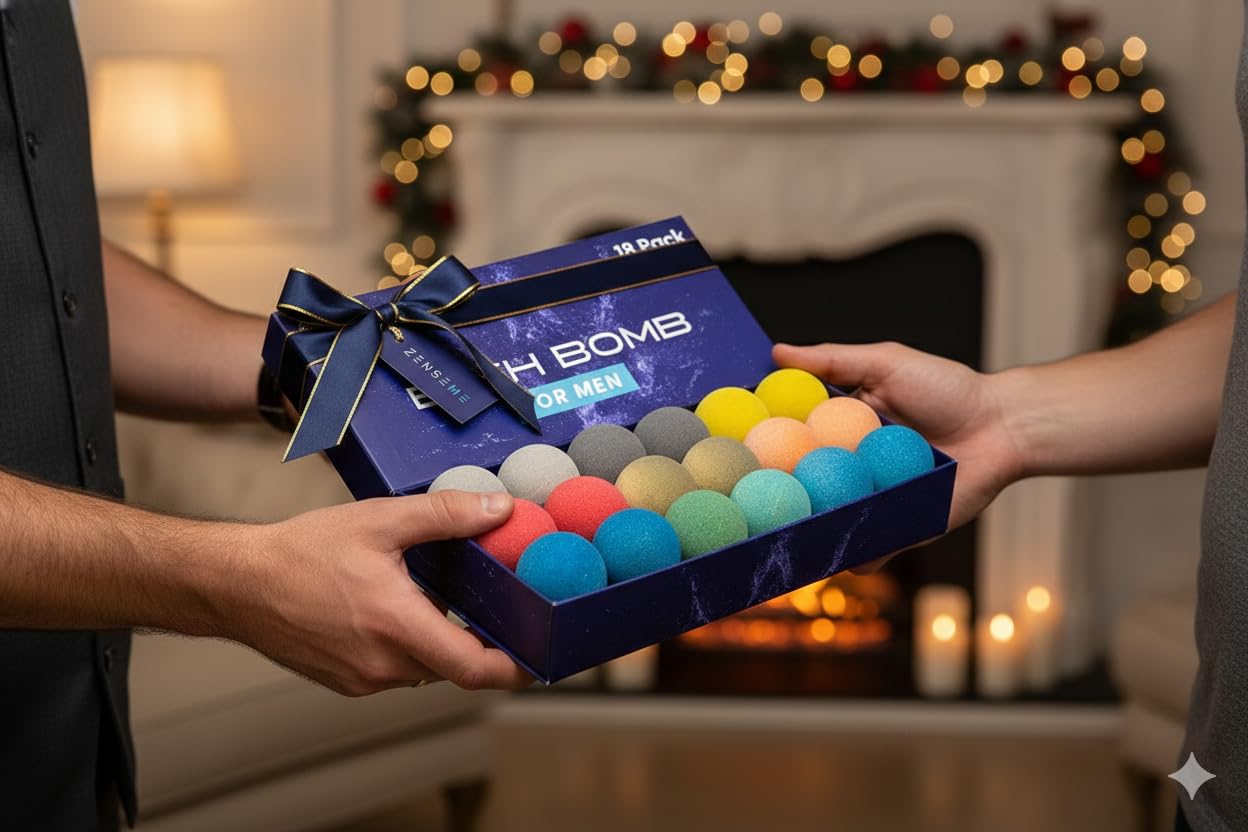 ZenseMe bombas de baño para hombre con relajacion muscular: alivio suave.