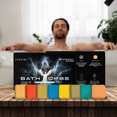 ZenseMe bomba de baño para hombres, aroma menta, sensación vigorizante.