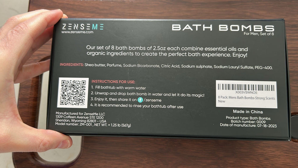 Utilisation ZenseMe détente et bien-être après le bain quotidien.