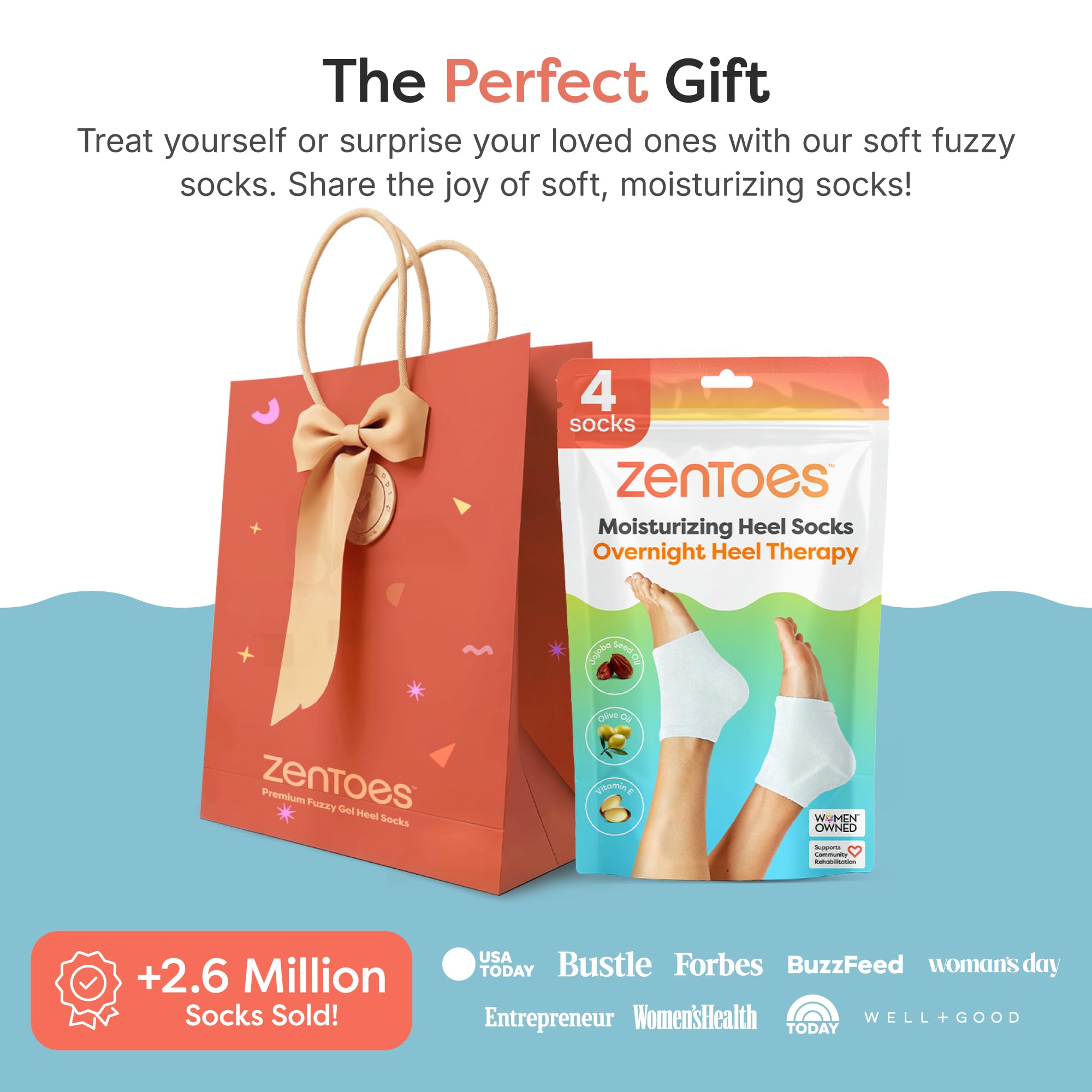 ZenToes color slate para cuidado de pies.