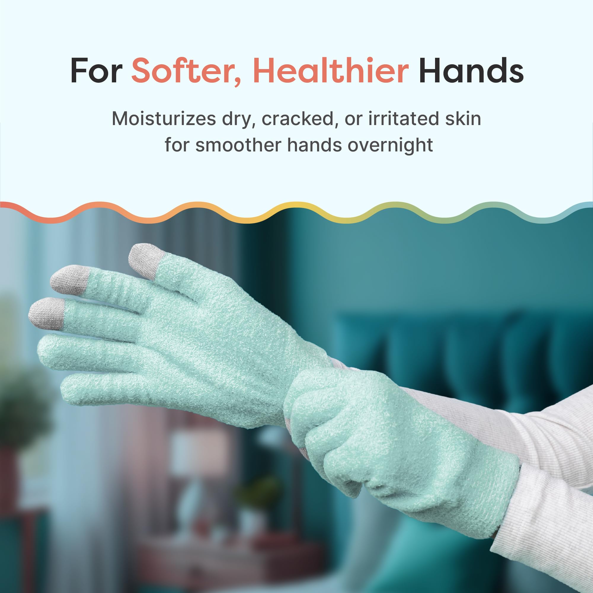 ZenToes con forro de gel de jojoba para hidratación profunda.