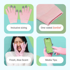 ZenToes guantes nocturnos de látex-free para piel sensible