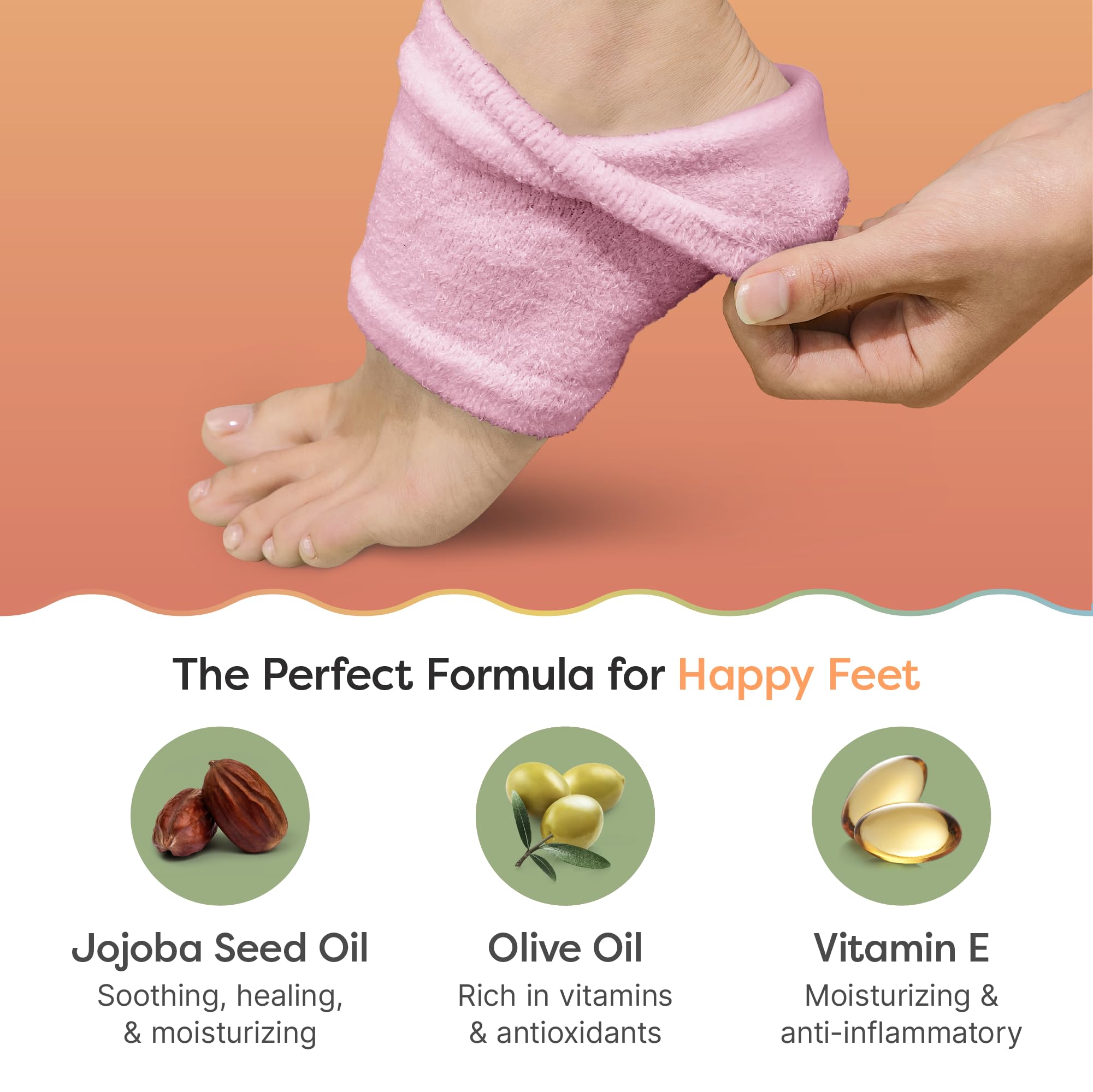 ZenToes gel infundido con jojoba, oliva y vitamina E