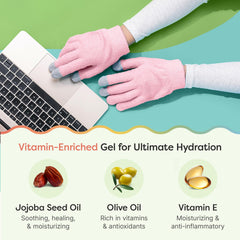 ZenToes hidratación con vitamina E para manos suaves al despertar.