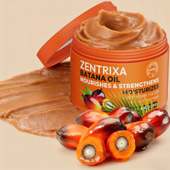ZENTRIXA Batana Oil, mascarilla capilar para fortalecimiento y volumen perceptible.