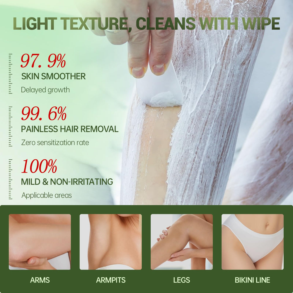 Zeponyx crema depilatoria para cuerpo, piernas y brazos sin irritación