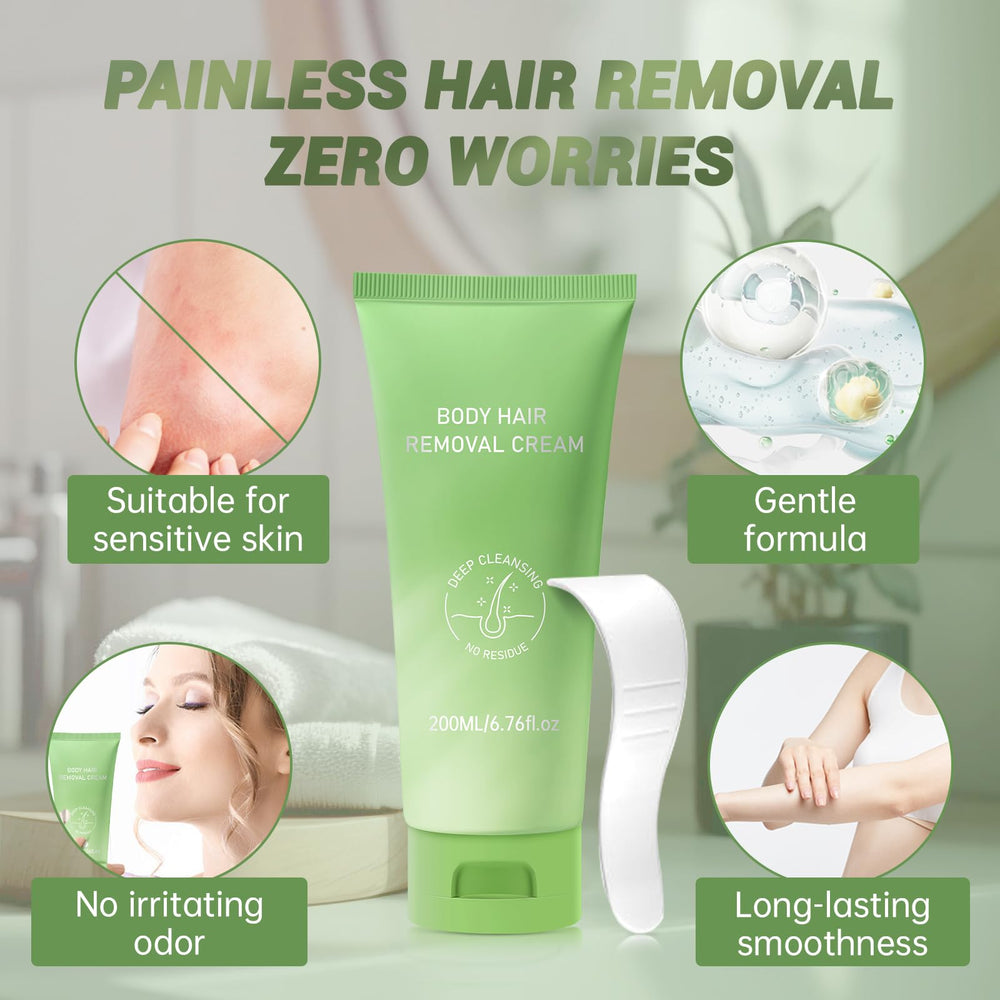 Zeponyx envase 6.76 oz, fácil de usar para depilación regular