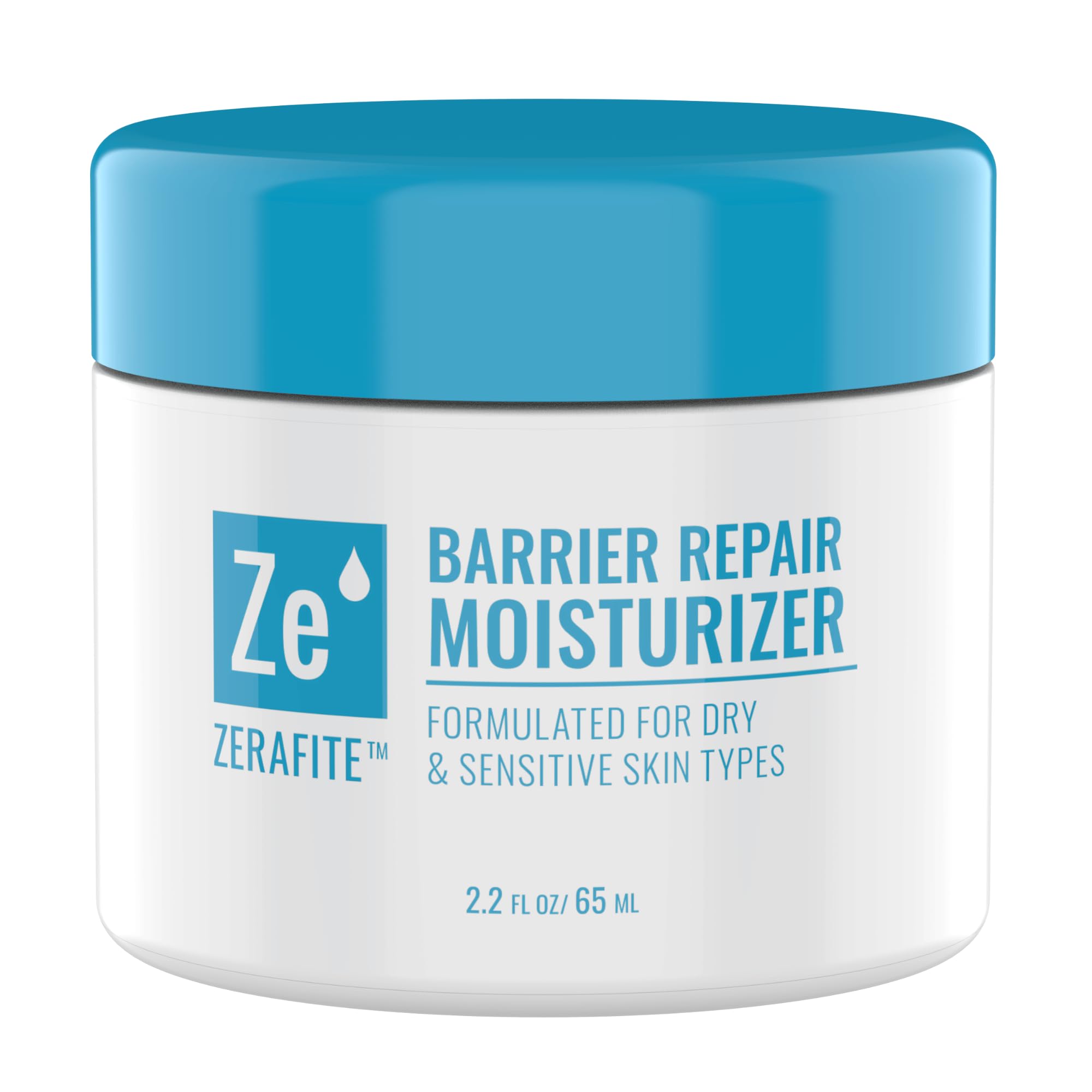 Zerafite Barrier Repair en bote, crema hidratante para piel seca.