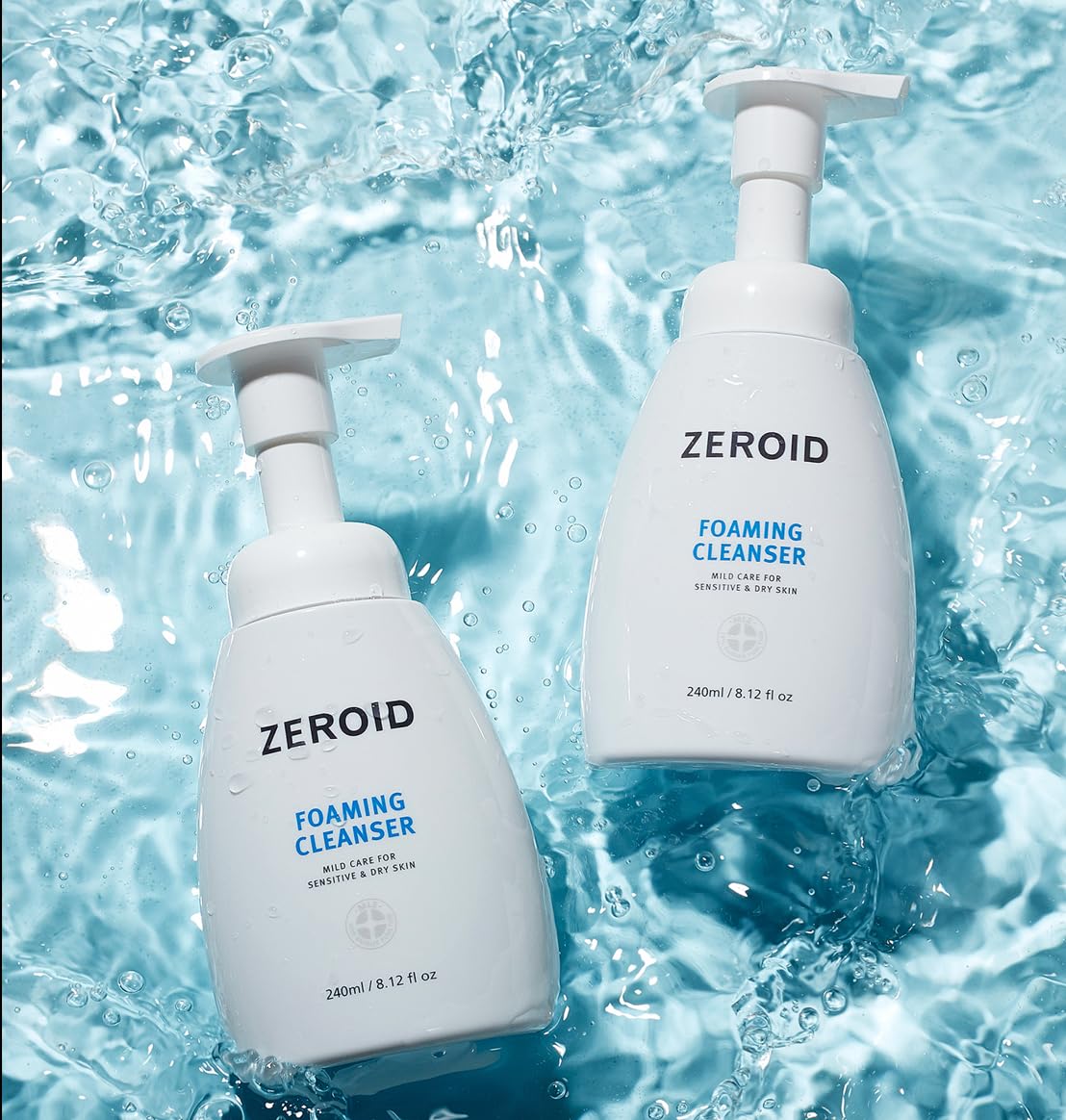 Zeroid hialuronico ingrediente, aporta humedad y confort tras la limpieza.