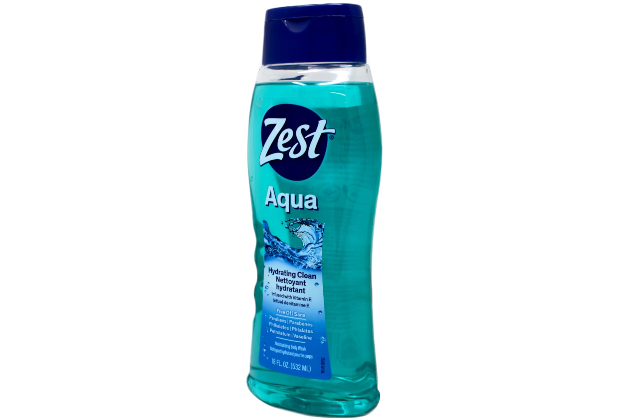Zest Aqua, espuma cremosa en la piel para una limpieza suave