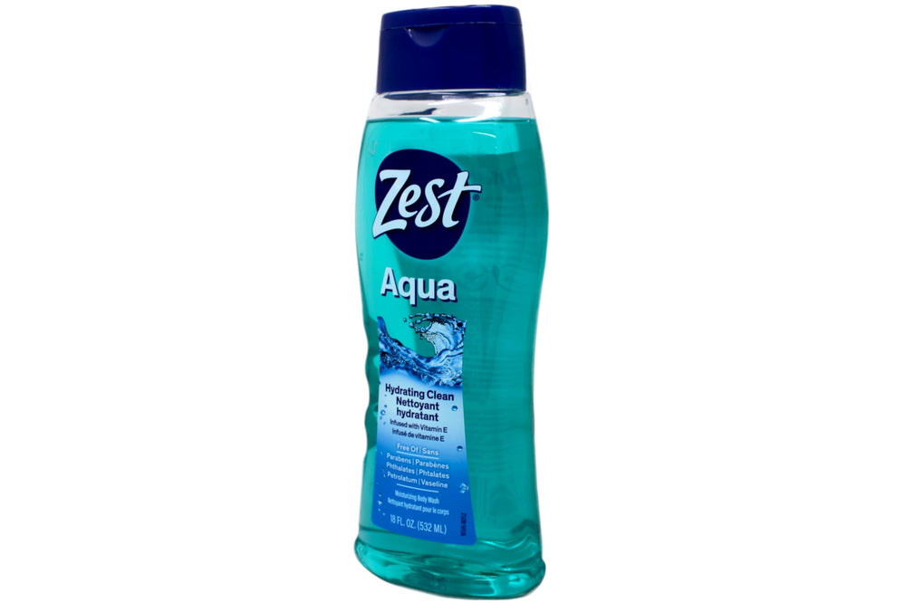 Zest Aqua, espuma cremosa en la piel para una limpieza suave