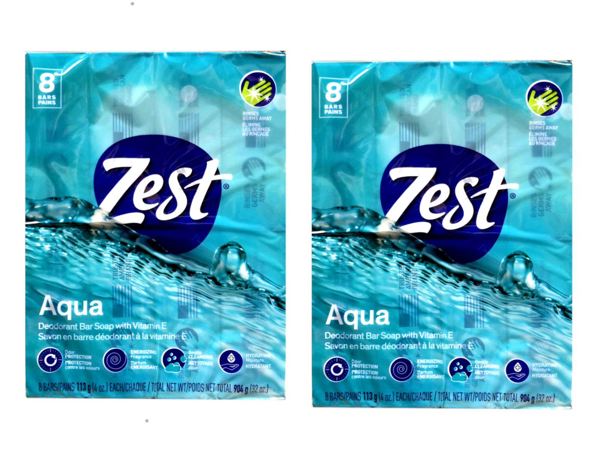 Zest Aqua Pure hecho en Estados Unidos: calidad para tu higiene diaria.