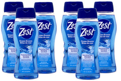 Zest Gel Douche minéraux marins offre hydratation légère et fraîcheur.