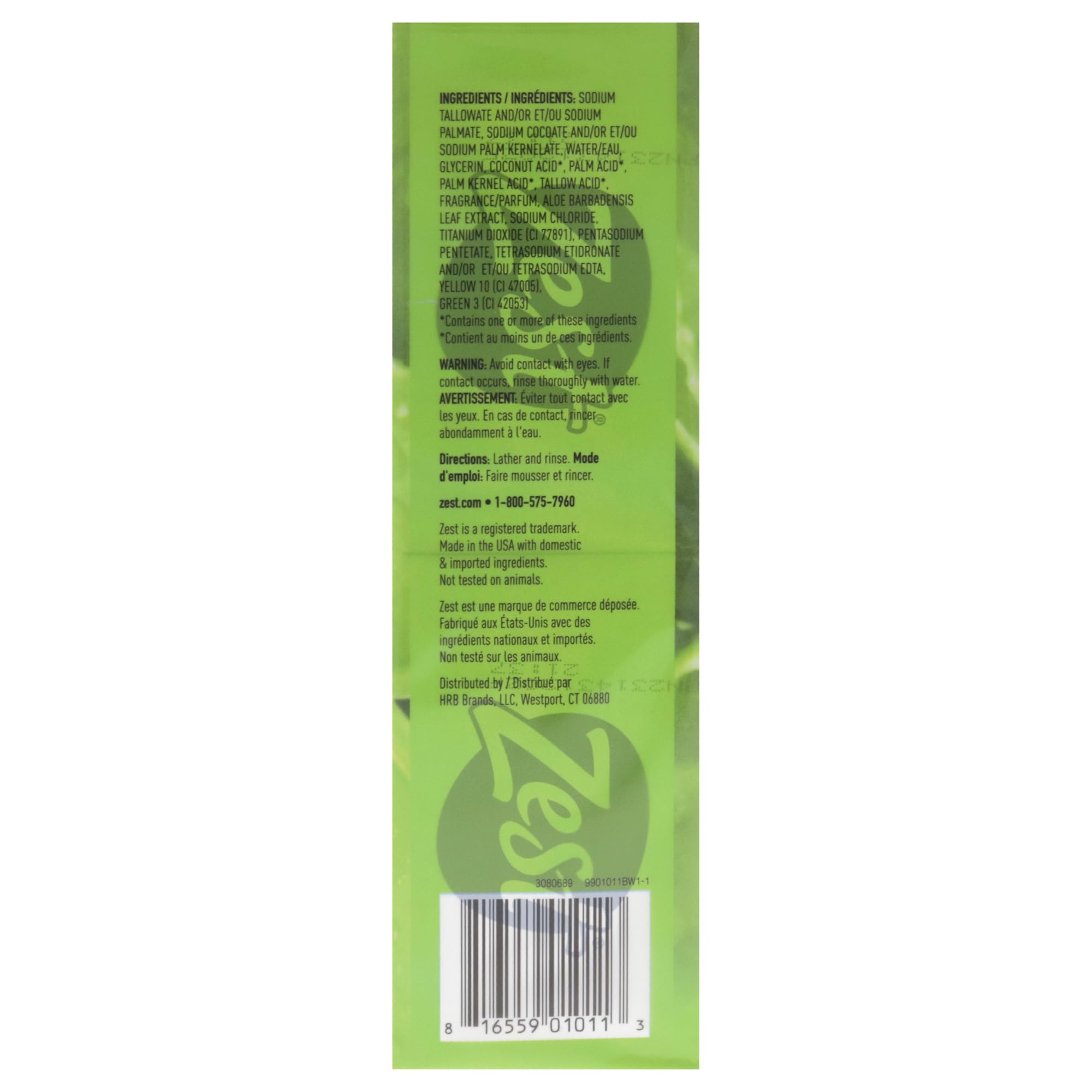Zest Jabon Aloe Fresco, uso diario que deja la piel limpia