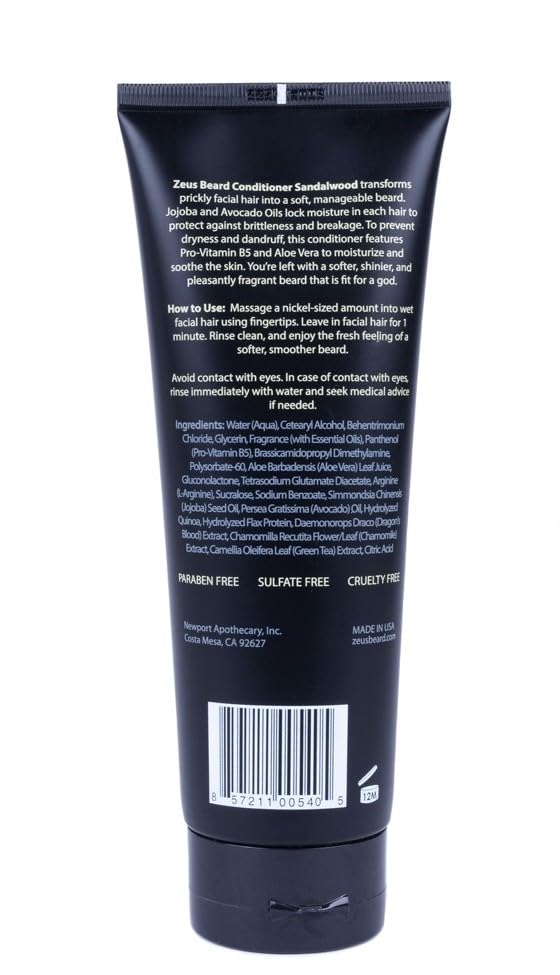 ZEUS Acondicionador de barba: hecho en Estados Unidos con control de calidad