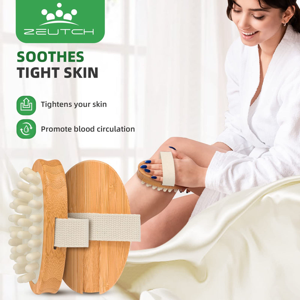 Zeutch Premium Dry Brushing: cepillo de cara seco para exfoliar y limpiar poros.