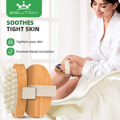 Zeutch Premium Dry Brushing: cepillo de cara seco para exfoliar y limpiar poros.