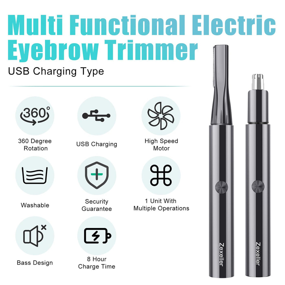ZEXELLER afilador naríz cejas, afilado suave para áreas delicadas