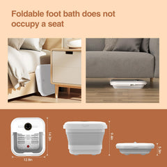 ZhanHao Foot Spa genera burbujas suaves para pies cansados.