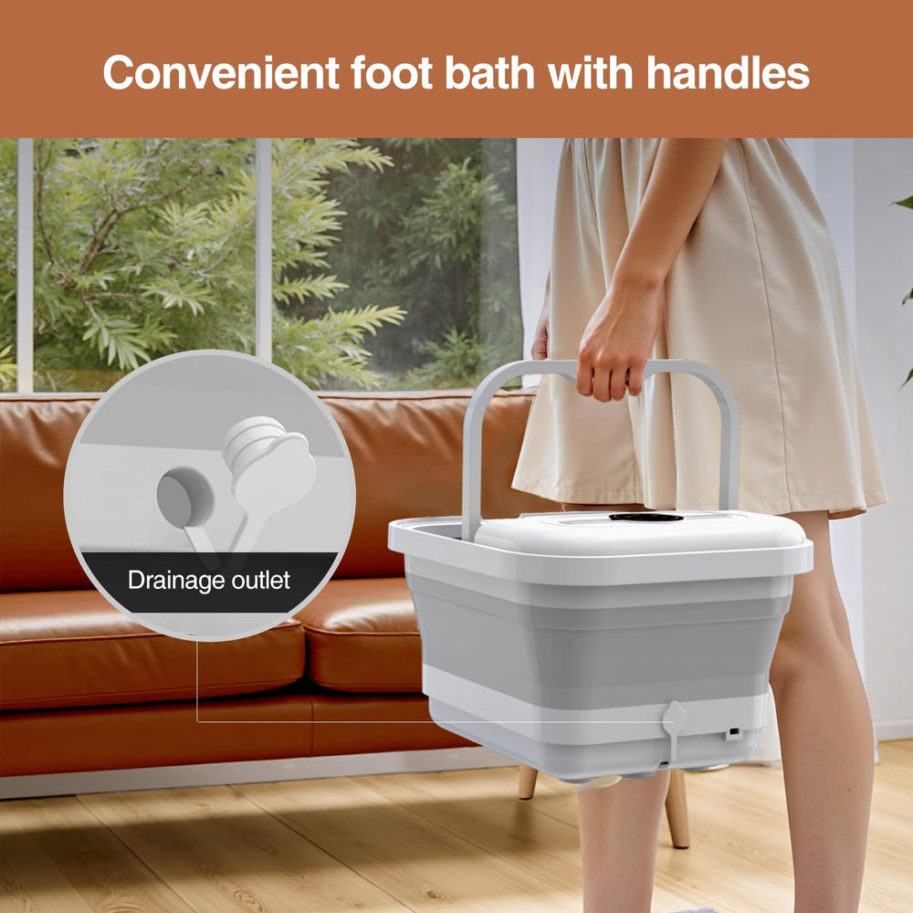 ZhanHao Foot Spa portátil, ideal para viajes y camping.