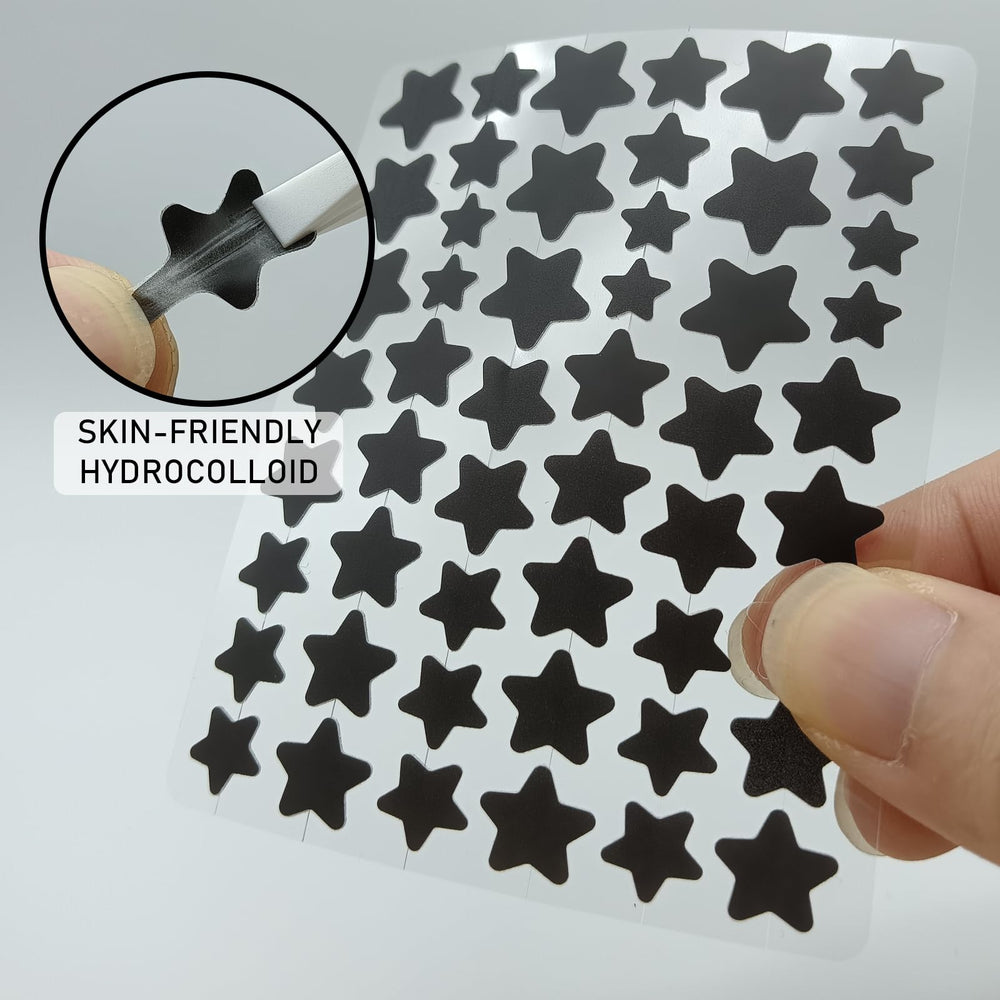 Parche estrella 12mm de ZHAOLIESM para zonas visibles más amplias.