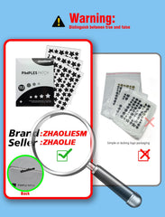 Parche estrella 8mm de ZHAOLIESM para zonas pequeñas y afectadas.