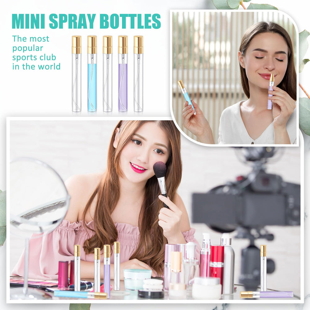 Bouteille Zhehao 10 ml – verre clair, spray fin, parfait pour tests.