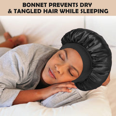 ZHENSILK bonete seda protección pelo, reduce fricción durante la noche.