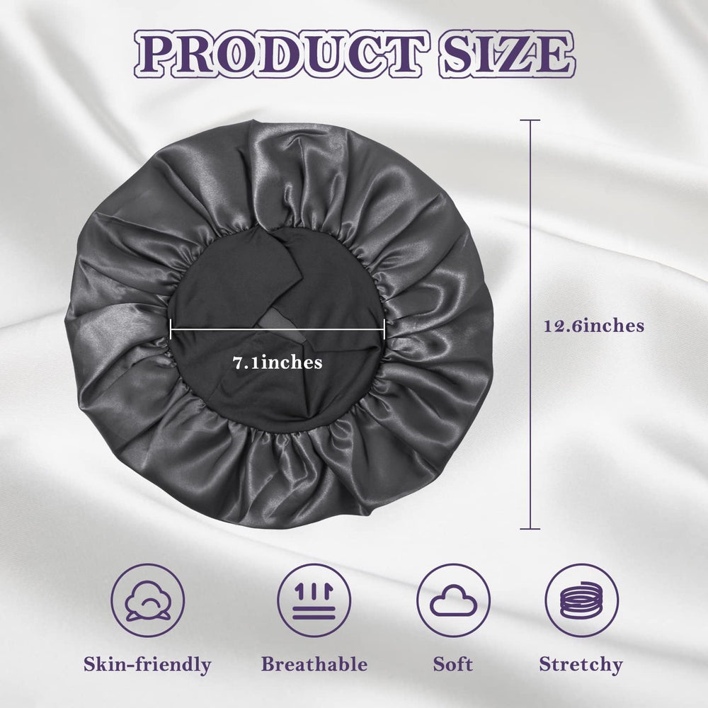ZHENSILK bonete seda suave dormir, mantiene cabello liso y protegido al dormir.