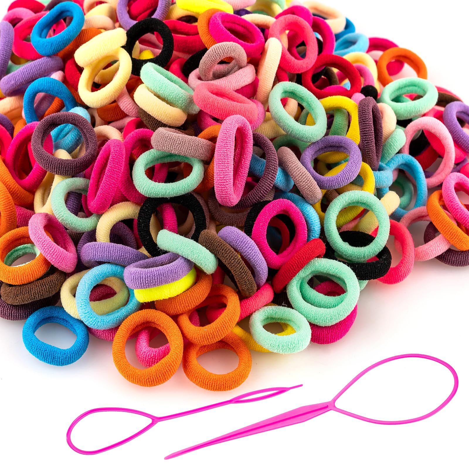 ZHEWTOEN bandas pelo bebes suaves, aptas para peinados diarios sin tirones.