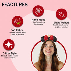 Perfecta para fiestas y disfraces, aporta brillo discreto al look.