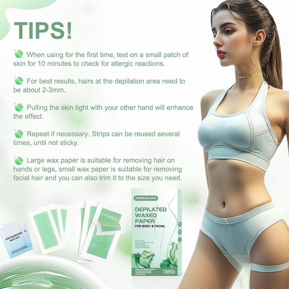 ZHIWEIZHANG toallitas aceite calma tras depilar y hidrata.