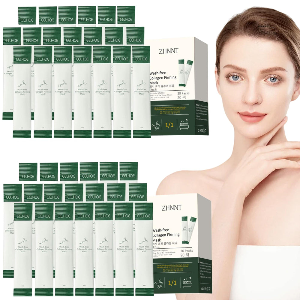 zhnnt mascarilla de colágeno en empaque individual para uso práctico diario